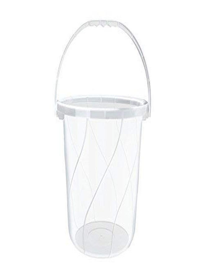 Milton Plastic Orbit Transparent Bucket and Matching Mug (18 L, Clear) - Image 2